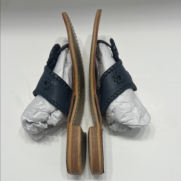 Jack Rogers Navy Leather Women's Sandals size 8 - Picture 5 of 10